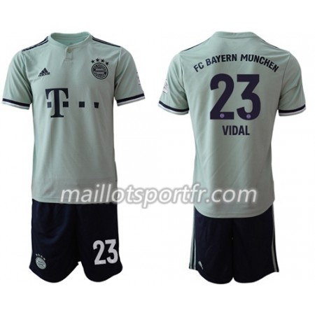 Maillot de Foot Bayern Munich Vidal 23 Enfant Extérieur 2018/19